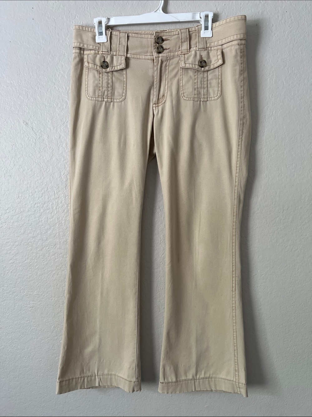 Like New! SUNDANCE Boot Cut Cream Pants in Size 8